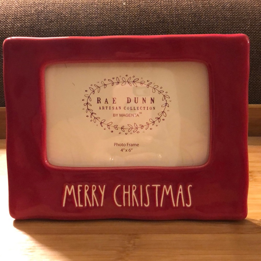 BOGO Sale: Rae Dunn Red Merry Christmas Frame